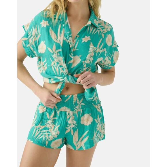 PJ SALVAGE Other - NEW PJ SALVAGE tahitian tropics short sleeve and pant set in sea green
